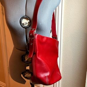 Pristine Authentic Coach leather bag